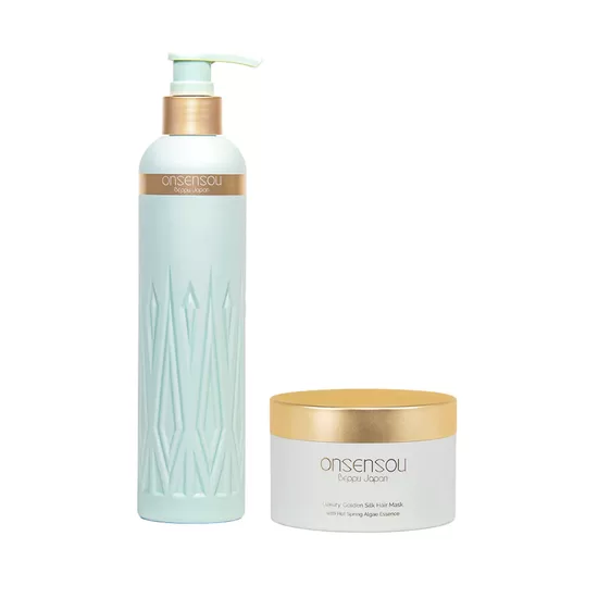 ONSENSOU Golden Silk Repair Shampoo and Mask Set