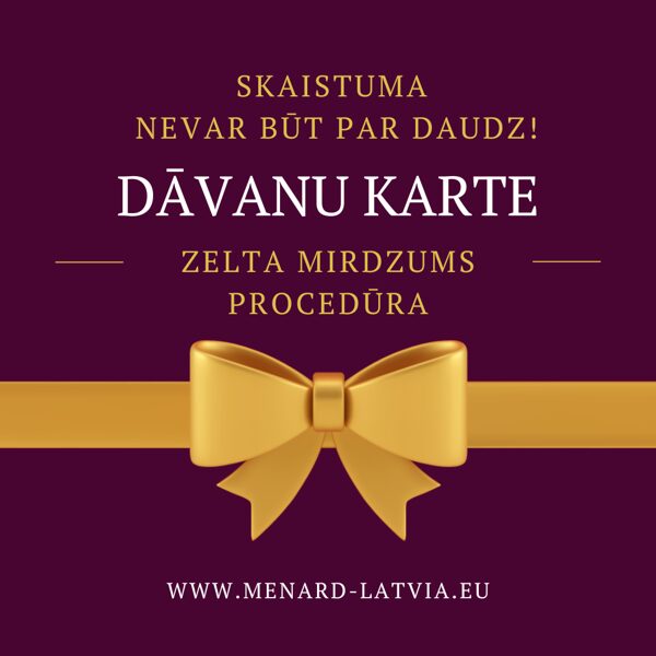 Dāvanu karte SPA PROCEDŪRA ZELTA MIRDZUMS